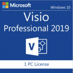Microsoft Visio Professional 2019 1 PC With License Key Official Download Link
